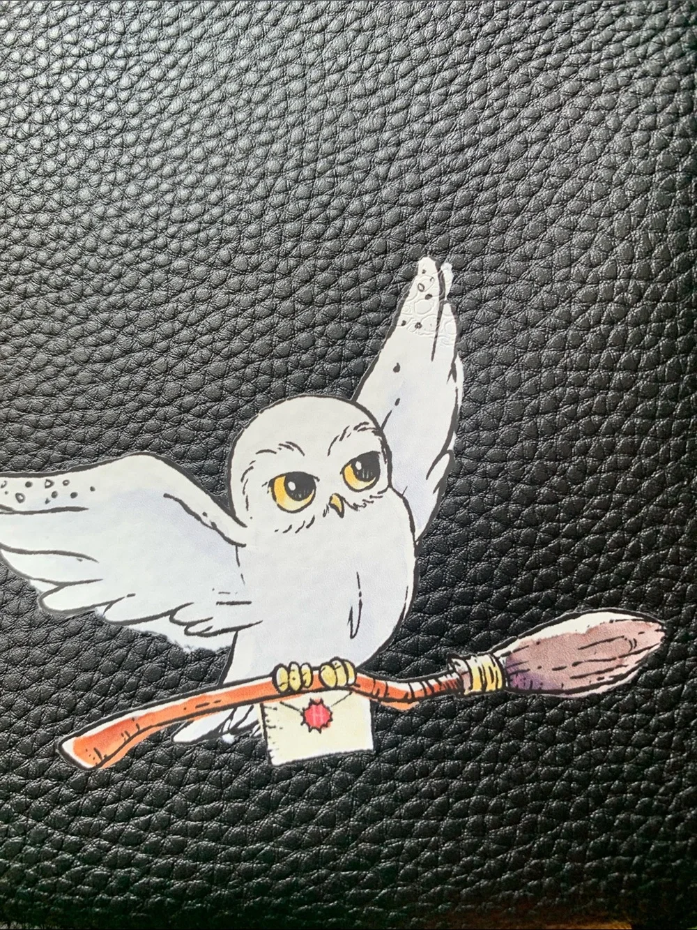 Warner Bros. Gryffindor Hedwig Mini Backpack - White, Black & Yellow NWOT